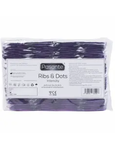 PASANTE RIBS DOTS PRESERVATIVOS INTENSITY 144 UNIDADES