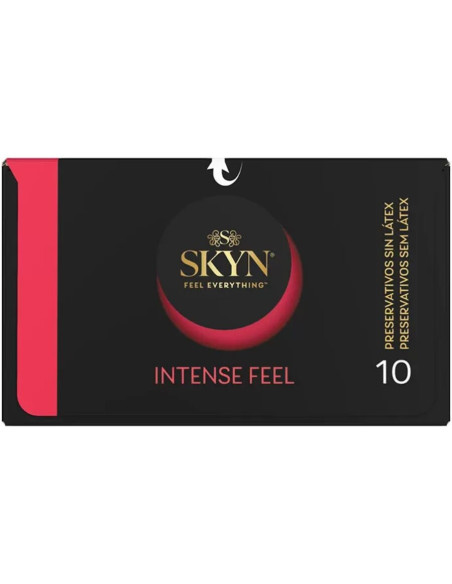 SKYN PRESERVATIVO INTENSE FEEL TEXTURA CON DISENO ONDULADO 10 UNIDADES SKYN PRESERVATIVO INTENSE FEEL TEXTURA CON DISENO ONDULADO 10 UNIDADES