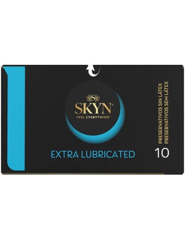 SKYN PRESERVATIVO EXTRA LUBRICADO 10 UNIDADES