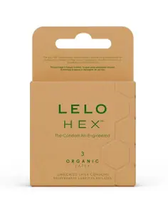 LELO HEX ORGANIC PRESERVATIVO CAJA 3 UDS