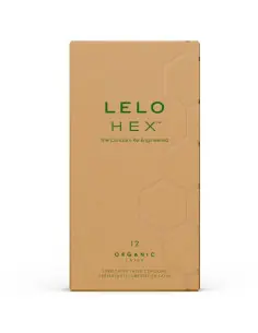 LELO HEX ORGANIC PRESERVATIVO CAJA 12 UDS