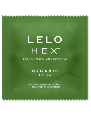 LELO HEX ORGANIC PRESERVATIVO CAJA 12 UDS