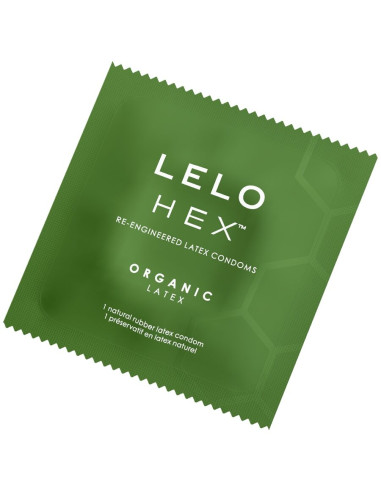 LELO HEX ORGANIC PRESERVATIVO CAJA 12 UDS