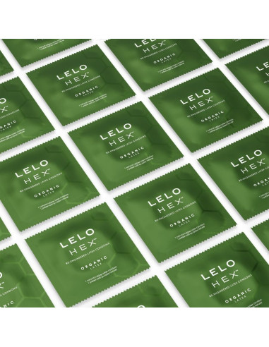 LELO HEX ORGANIC PRESERVATIVO CAJA 12 UDS