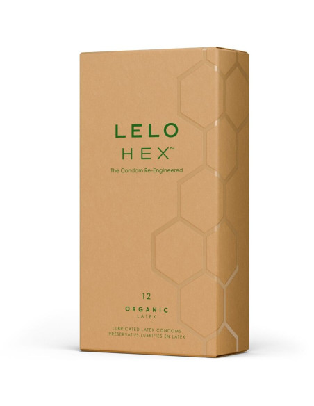 LELO HEX ORGANIC PRESERVATIVO CAJA 12 UDS LELO HEX ORGANIC PRESERVATIVO CAJA 12 UDS