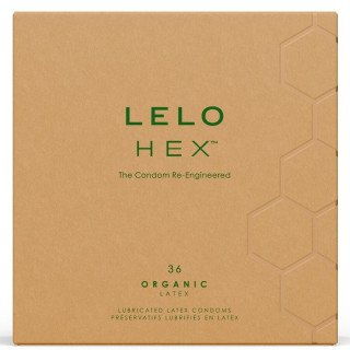 LELO HEX ORGANIC PRESERVATIVO CAJA 36 UDS