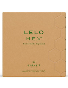 LELO HEX ORGANIC PRESERVATIVO CAJA 36 UDS