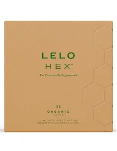 LELO HEX ORGANIC PRESERVATIVO CAJA 36 UDS