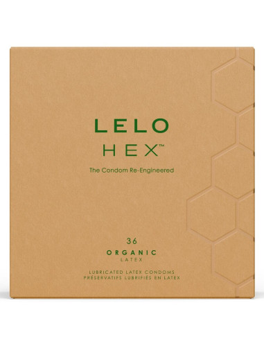 LELO HEX ORGANIC PRESERVATIVO CAJA 36 UDS