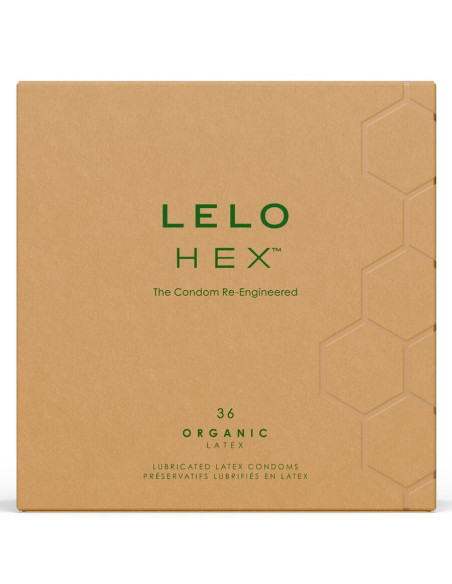 LELO HEX ORGANIC PRESERVATIVO CAJA 36 UDS LELO HEX ORGANIC PRESERVATIVO CAJA 36 UDS
