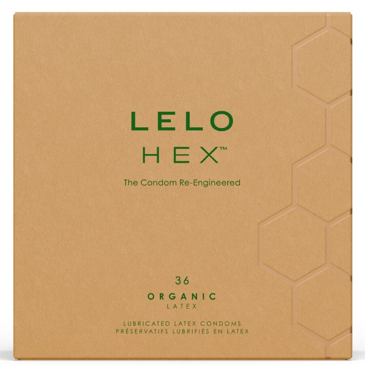 LELO HEX ORGANIC PRESERVATIVO CAJA 36 UDS