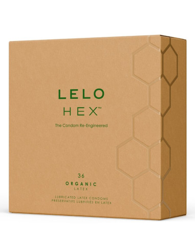LELO HEX ORGANIC PRESERVATIVO CAJA 36 UDS