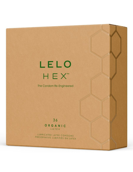 LELO HEX ORGANIC PRESERVATIVO CAJA 36 UDS LELO HEX ORGANIC PRESERVATIVO CAJA 36 UDS