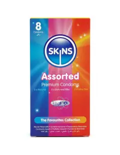 SKINS SURTIDO PRESERVATIVOS PREMIUM PACK 8