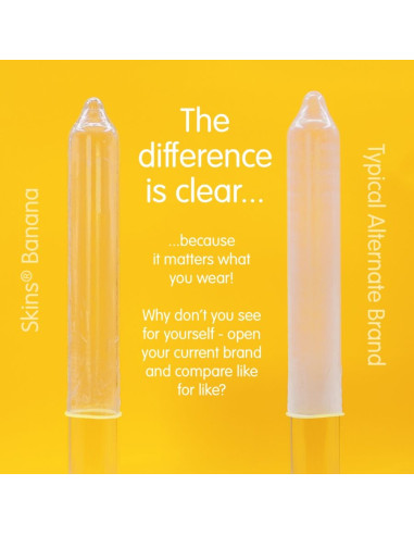 SKINS PRESERVATIVOS PREMIUM SABOR PLATANO PACK 8