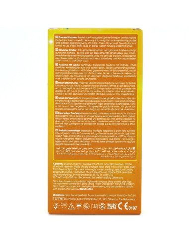 SKINS PRESERVATIVOS PREMIUM SABOR PLATANO PACK 8