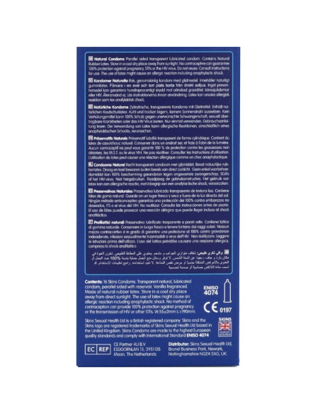 SKINS NATURAL PRESERVATIVOS PREMIUM PACK 16 SKINS NATURAL PRESERVATIVOS PREMIUM PACK 16