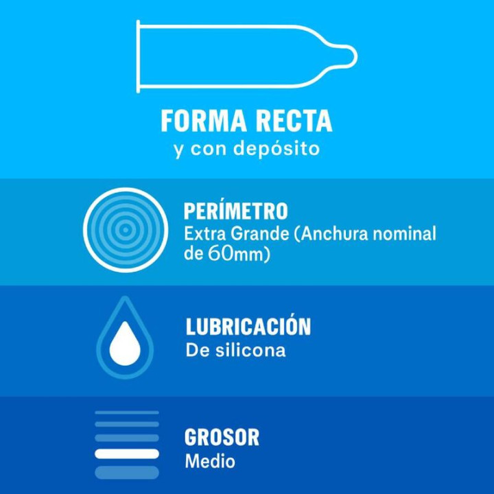 DUREX NATURAL XL 12 UNIDADES
