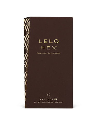 LELO HEX PRESERVATIVO RESPECT XL 12 PACK