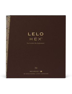 LELO HEX PRESERVATIVO RESPECT XL 36 PACK