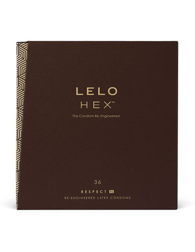 LELO HEX PRESERVATIVO RESPECT XL 36 PACK