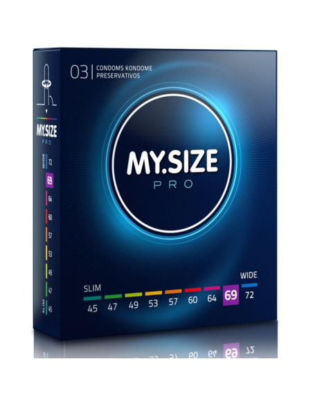 MY SIZE PRO PRESERVATIVOS 69 MM 3 UNIDADES MY SIZE PRO PRESERVATIVOS 69 MM 3 UNIDADES