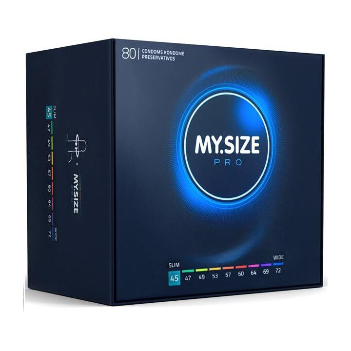 MY SIZE PRO PRESERVATIVOS 45 MM 80 UNIDADES
