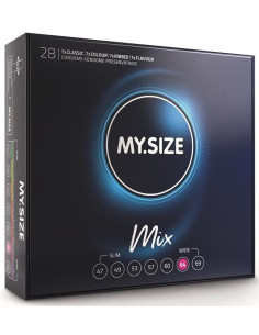 MY SIZE MIX PRESERVATIVOS 64 MM 28 UNIDADES