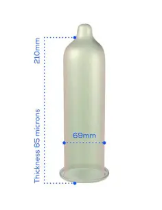 PASANTE PRESERVATIVO TAMANO SUPER KING BOLSA 144 UNIDADES 2