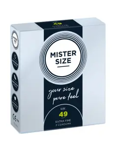 MISTER SIZE PRESERVATIVOS TALLA S 49 MM 3 UNIDADES