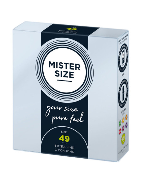 MISTER SIZE PRESERVATIVOS TALLA S 49 MM 3 UNIDADES MISTER SIZE PRESERVATIVOS TALLA S 49 MM 3 UNIDADES