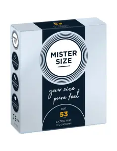 MISTER SIZE PRESERVATIVOS TALLA M 53 MM 3 UNIDADES
