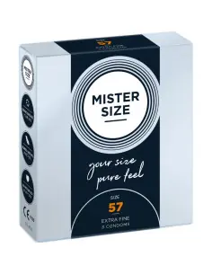 MISTER SIZE PRESERVATIVOS TALLA L 57 MM 3 UNIDADES
