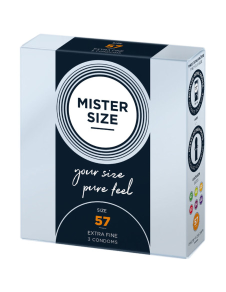 MISTER SIZE PRESERVATIVOS TALLA L 57 MM 3 UNIDADES MISTER SIZE PRESERVATIVOS TALLA L 57 MM 3 UNIDADES