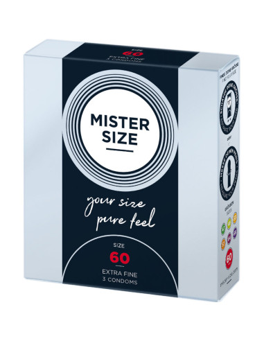 MISTER SIZE PRESERVATIVOS TALLA XL 60 MM 3 UNIDADES