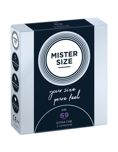 MISTER SIZE PRESERVATIVOS TALLA XXXL 69 MM 3 UNIDADES