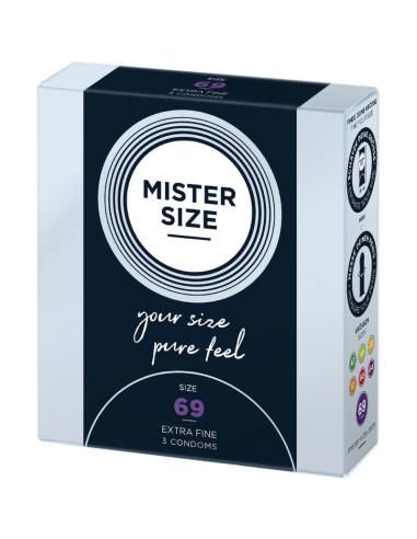 MISTER SIZE PRESERVATIVOS TALLA XXXL 69 MM 3 UNIDADES