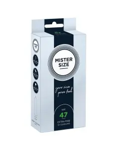MISTER SIZE PRESERVATIVOS TALLA XS 47 MM 10 UNIDADES