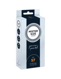 MISTER SIZE PRESERVATIVOS TALLA L 57 MM 10 UNIDADES