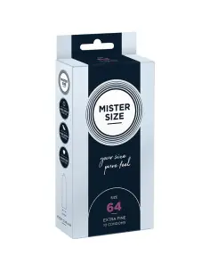 MISTER SIZE PRESERVATIVOS TALLA XXL 64 MM 10 UNIDADES