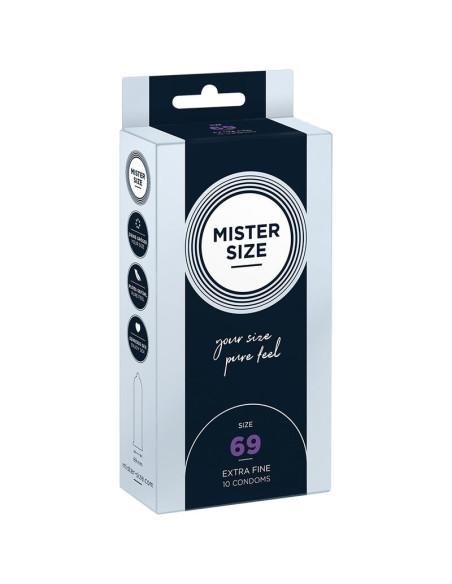 MISTER SIZE PRESERVATIVOS TALLA XXXL 69 MM 10 UNIDADES MISTER SIZE PRESERVATIVOS TALLA XXXL 69 MM 10 UNIDADES