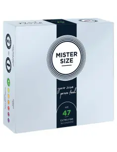MISTER SIZE PRESERVATIVOS TALLA XS 47 MM 36 UNIDADES