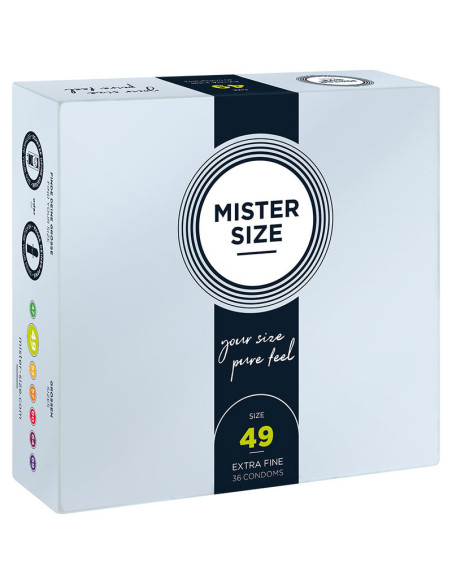 MISTER SIZE PRESERVATIVOS TALLA S 49 MM 36 UNIDADES MISTER SIZE PRESERVATIVOS TALLA S 49 MM 36 UNIDADES