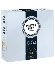 MISTER SIZE PRESERVATIVOS TALLA M 53 MM 36 UNIDADES
