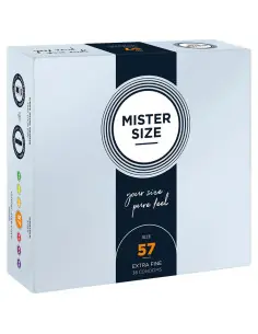 MISTER SIZE PRESERVATIVOS TALLA L 57 MM 36 UNIDADES