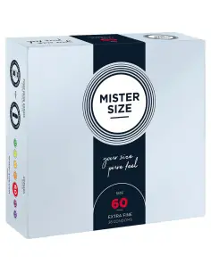 MISTER SIZE PRESERVATIVOS TALLA XL 60 MM 36 UNIDADES
