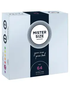 MISTER SIZE PRESERVATIVOS TALLA XXL 64 MM 36 UNIDADES