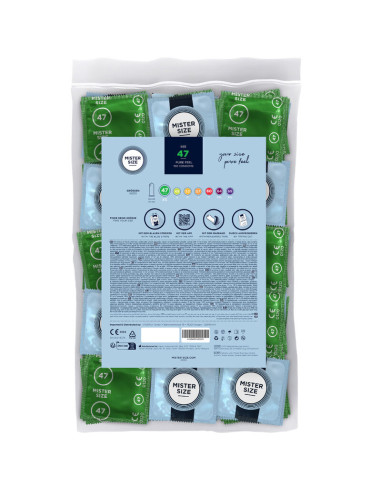 MISTER SIZE PRESERVATIVOS TALLA XS 47 MM 100 UNIDADES