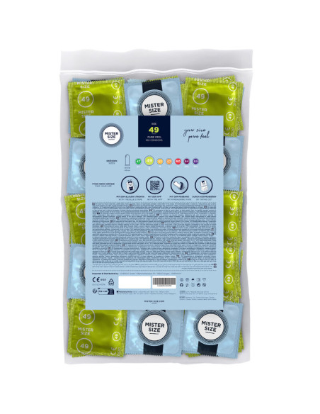 MISTER SIZE PRESERVATIVOS TALLA S 49 MM 100 UNIDADES MISTER SIZE PRESERVATIVOS TALLA S 49 MM 100 UNIDADES