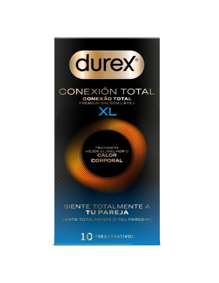 DUREX CONEXION TOTAL XL ULTRA FINO PLUS SIN LATEX 10 UNIDADES DUREX CONEXION TOTAL XL ULTRA FINO PLUS SIN LATEX 10 UNIDADES